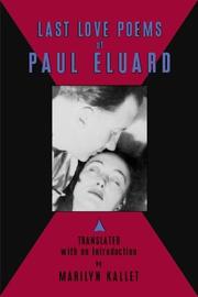 Cover of: Last Love Poems of Paul Eluard