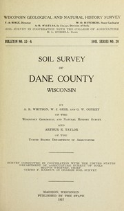 Cover of: Soil Survey of Dane County, Wisconsin