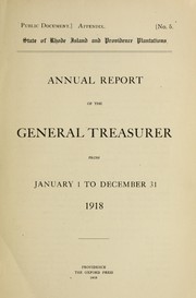 Cover of: Reports to the General assembly, 1866-73 by Rhode Island. General Assembly