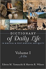 Cover of: Dictionary of Daily Life in Biblical and Post-Biblical Antiquity (2 volumes)