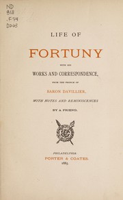 Cover of: Life of Fortuny with his works and correspondence