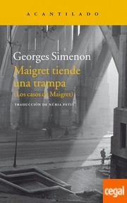 Cover of: Maigret tiende una trampa by 