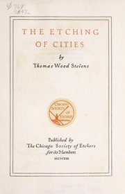 Cover of: The etching of cities