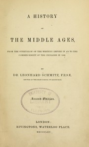 Cover of: A history of the Middle Ages