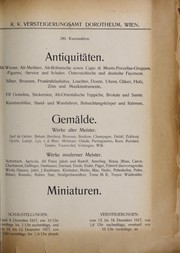 Cover of: Antiquit©Þten, alte Gem©Þlde, Kupferstiche, M©œbel aller Stilarten, Stoffe, Kleinkunst, Fayence, Porzellan, Waffen