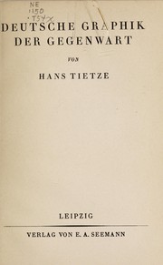 Cover of: Deutsche Graphik der Gegenwart