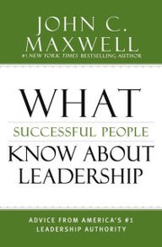 Cover of: What Successful People Know About Leadership