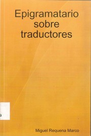 Cover of: Epigramatario sobre traductores
