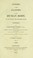 Cover of: Outlines of the anatomy of the human body in its sound and diseased state