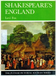 Cover of: Shakespeare's England. by Levi Fox