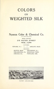 Cover of: Colors on weighted silk