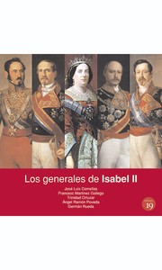 Cover of: Los generales de Isabel II