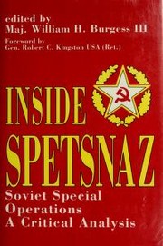 Cover of: Inside Spetsnaz: Soviet Special Operations: A Critical Analysis