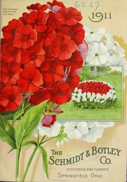 Cover of: 1911 [catalog] | Schmidt & Botley Co