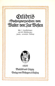 Cover of: Exlibris: (Bucheignerzeichen)