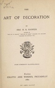 Cover of: The art of decoration