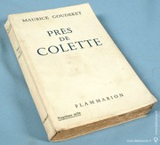 Cover of: Près de Colette by Maurice Goudeket