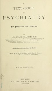 Cover of: Text-book of psychiatry