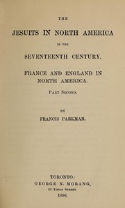 Cover of: Francis Parkman's Works