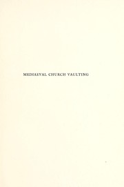 Cover of: Mediaeval church vaulting