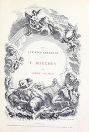 Cover of: F. Boucher ...