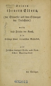 Cover of: Gedichte ... Dritte sammlung by Philippine (Gatterer) Engelhard