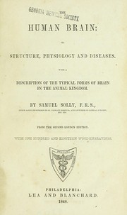 Cover of: The human brain by Samuel Solly