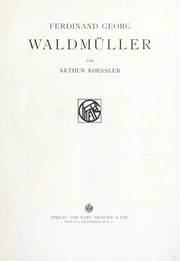Cover of: Ferdinand Georg Waldmüller