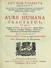 Cover of: De aure humana tractatus by Antonio Maria Valsalva