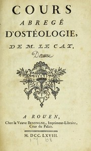 Cover of: Cours abreg©♭ d'ost©♭ologie