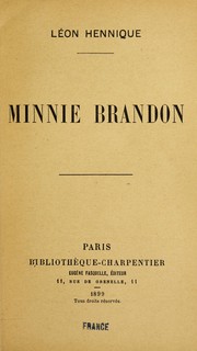 Cover of: Minnie Brandon by Le on Hennique, Le on Hennique