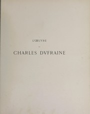 Cover of: L'Œuvre de Charles Dufraine, statuaire lyonnais