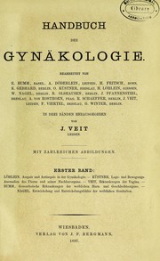 Cover of: Handbuch der Gyn©Þkologie