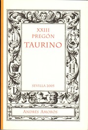 Cover of: XXIII Pregón Taurino de Sevilla [2005]