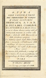 Guida alle cascine, e vigne del territorio di Torino e' suoi contorni by Amedeo Grossi