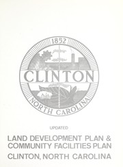 Cover of: Updated land development plan & community facilities plan, Clinton, North Carolina