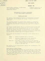 Cover of: Determination of storage requirements to meet supply-demand relationships by United States. Soil Conservation Service. Engineering Division.