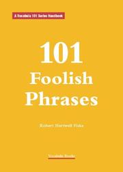 Cover of: 101 Foolish Phrases