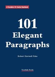 Cover of: 101 Elegant Paragraphs