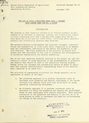 The use of soils containing more than 5 percent rock larger than the no. 4 sieve by United States. Soil Conservation Service. Engineering Division.