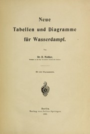 Cover of: Neue Tabellen und Diagramme fur Wasserdampf