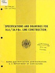 Cover of: Specifications and drawings for 14.4/24.9 Kv. line construction