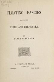 Cover of: Floating fancies among the weird and the occult