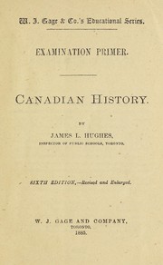 Cover of: Canadian history: examination primer