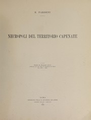 Cover of: Necropoli del territorio capenate