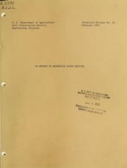 Cover of: UD method of reservoir flood routing by United States. Soil Conservation Service. Engineering Division., United States. Soil Conservation Service. Engineering Division.