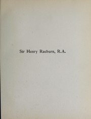 Cover of: Sir Henry Raeburn, R.A. | Greig, James