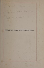 Cover of: Gleanings from Westminster Abbey