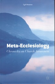 Cover of: Meta-Ecclesiology by 