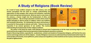 Cover of: A study of Religions by 